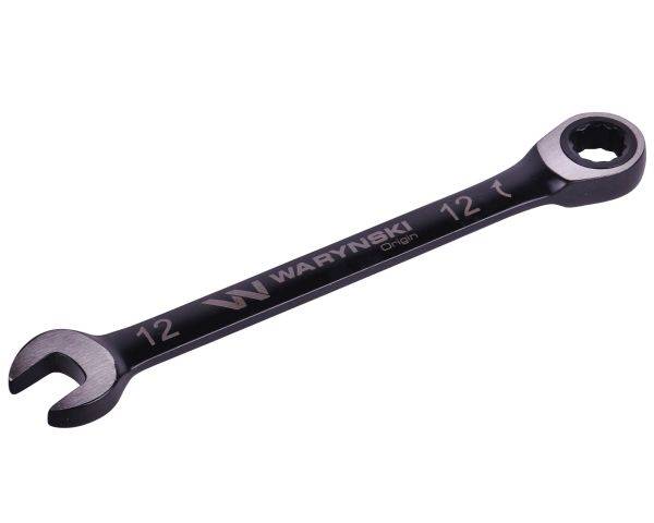 Klucz płasko-oczkowy 12mm z grzechotką, 72 zęby