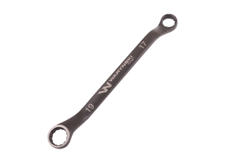 Klucz oczkowy odsadzony 17 x 19 mm. CrV standard A