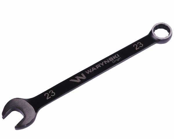 Klucz płasko-oczkowy 23 mm. CrV standard ASME B107