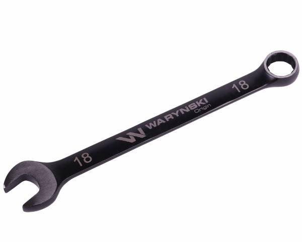 Klucz płasko-oczkowy 18 mm. CrV  standard ASME B10
