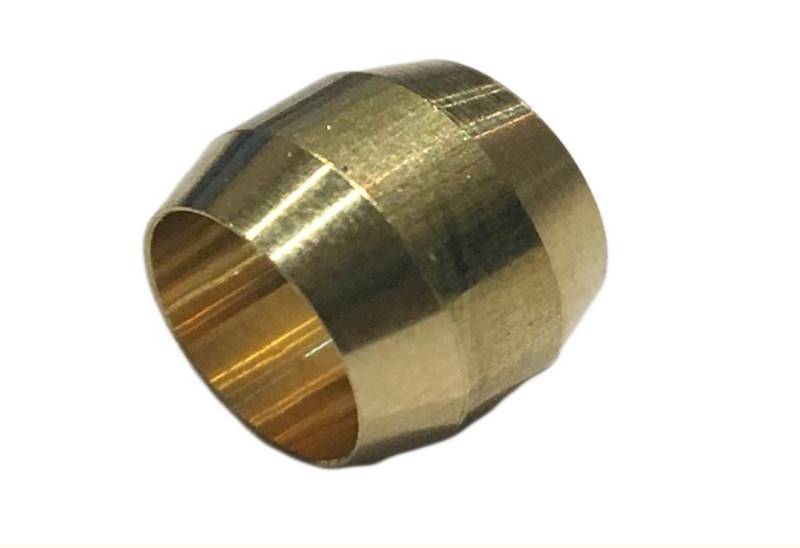 Pierścień zacinający mosiężny 4mm
