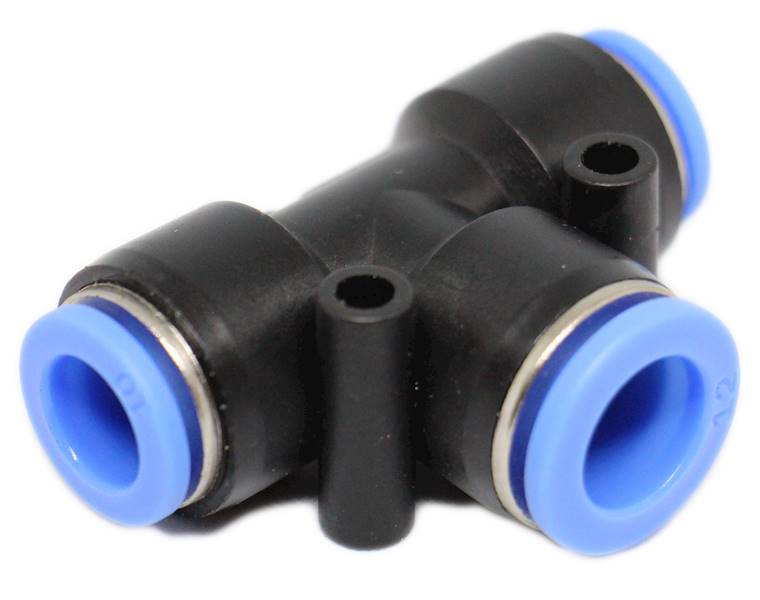 Trójnik wtykowy T redukcyjny 2x8mm 1x10 mm