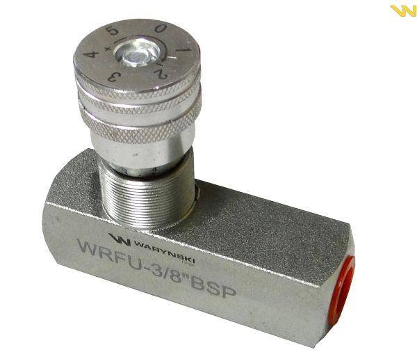 Zawór dławiąco-zwrotny 3/8" do hydrauliki siłowej