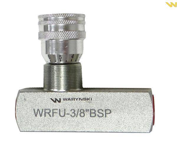 Zawór dławiąco-zwrotny 3/8" do hydrauliki siłowej