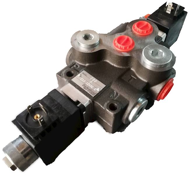 Rozdzielacz hydrauliczny Z80 2sekcyjny elektryczny