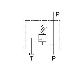 Zawór przelewowy VMP 1/2" 10-180 bar