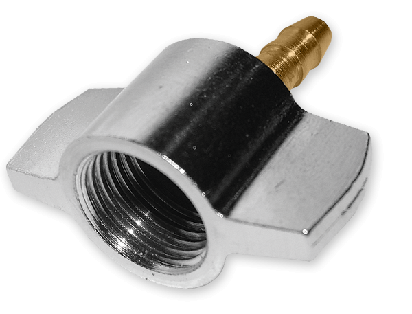 Nakrętka do kompersora samocho. motylek na wąż 6mm