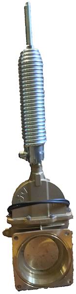 Zasuwa 8" z siłownikiem hydraulicznym