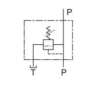 Zawór przelewowy 1/2" 80l/min 20-260bar pokrętło