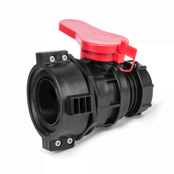 Zawór kulowy IBC GW75x6-GZ S60x6 kołnierz plastik.