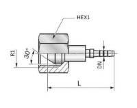 Końcówka DKR 3/8" DN2
