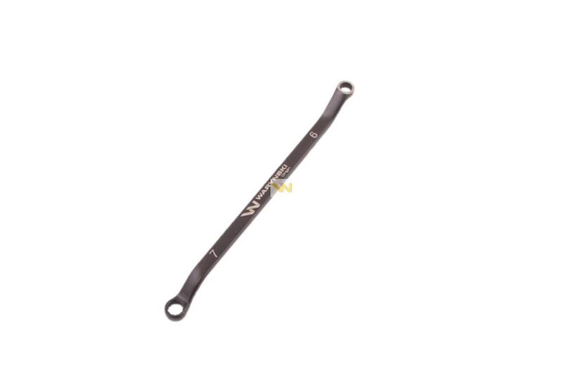 Klucz oczkowy odsadzony 6x7mm