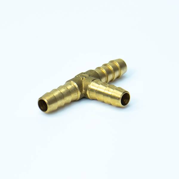 Trójnik T na wąż 12,5mm mosiężny