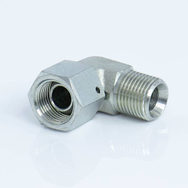 1/2" BSP Kolano z nakrętką na drut
