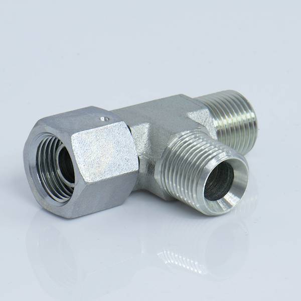 Trójnik 3/4" BSP z nakrętka drutow. niesymetryczny