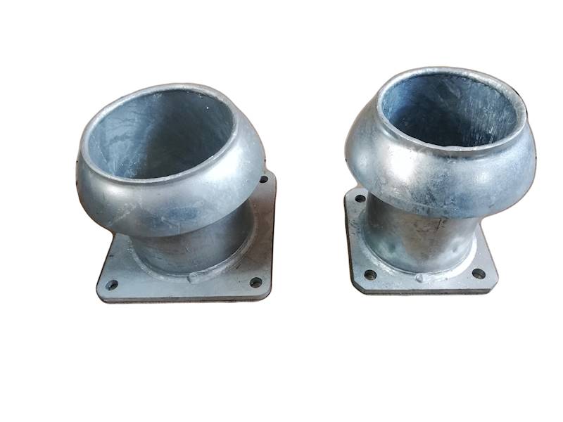 133/FL Końcówka męska 133 z flanszą 150x150mm