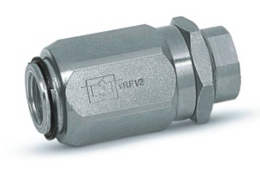 Zawór dławiąco-zwrotny liniowy VRF 1/4"