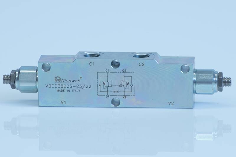 Zawór przeciążeniowo blokujący VBCD 3/8" 2S