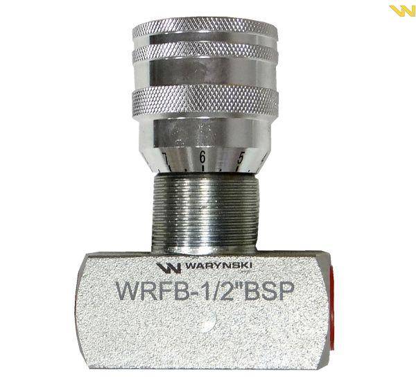 Zawór dławiący 1/2" WRFB 90 Waryński