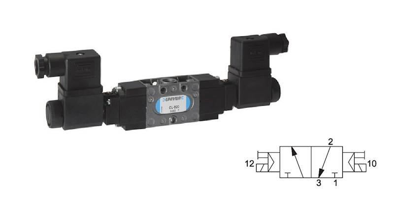 Elektrozawór 3/2 1/8" bistabilny NC-NO