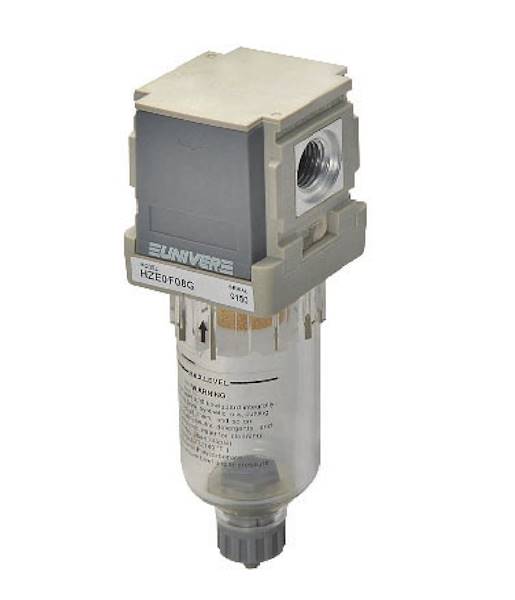 Filtr powietrza 1/4" z ręcznym zrzutem rozmiar 0