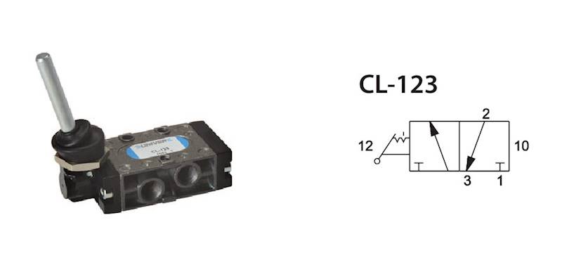 Zawór 3/2 1/8" NC-NO bistabilny - zatrzaskowy