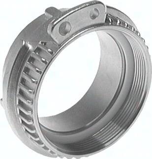 Eurozłącze VK 3" do cystern TW - stal nierdzewna