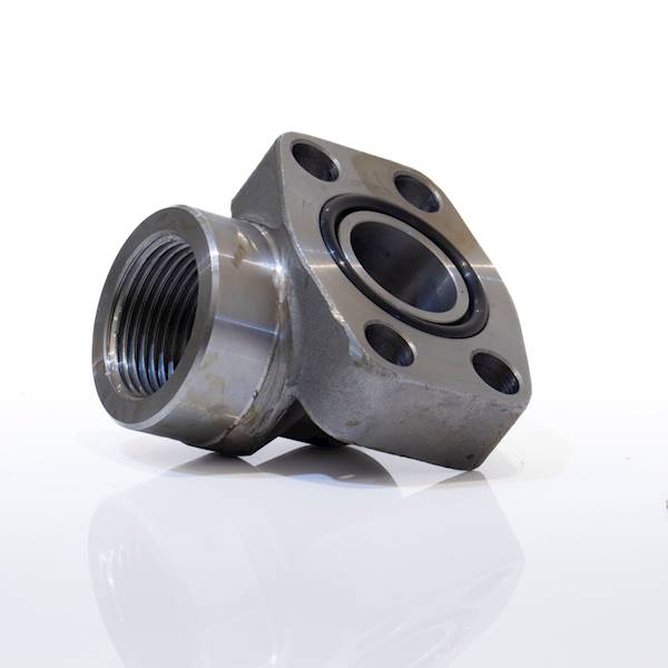 Adapter SAE 1" 6000 psi- 1" BSPP kątowy 