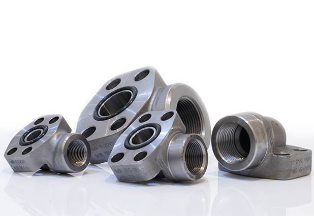 Adapter SAE 1" 3000 psi- 1" BSPP kątowy 