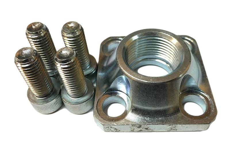 Adapter 1/2"-40mm M8 prosty do pomp hydraulicznych