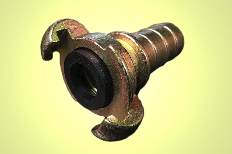 Złącze kłowe 42mm, żeliwo ocynkowane na wąż 25mm