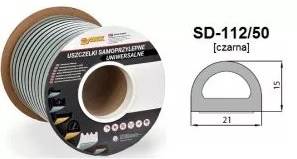 Uszczelka DGP SD-112 czarna 21x15