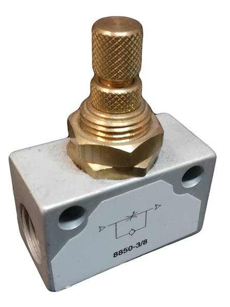 Zawór dławiący 1/8" GW do pneumatyki