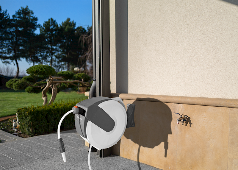 WHITE LINE bęben automatyczny z wężem 1/2" - 20m