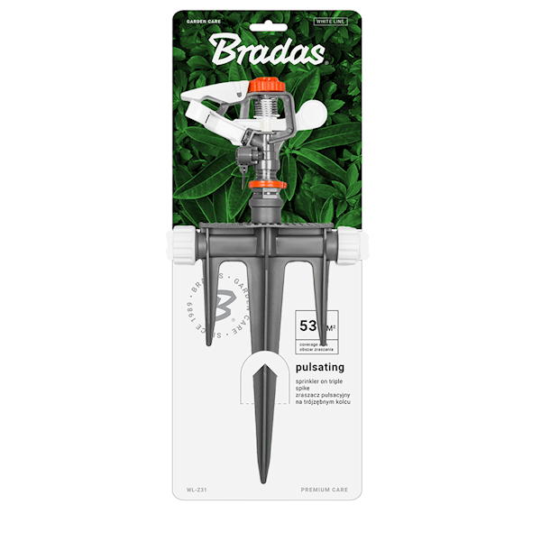 WHITE LINE Zraszacz pulsacyjny na kolcu trójzębnym