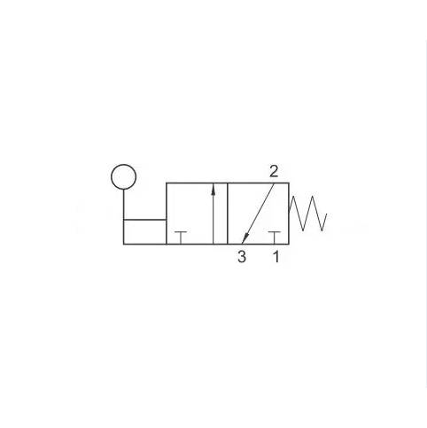 Rozdzielacz ręczny 3/2 G1/4 322 ML90