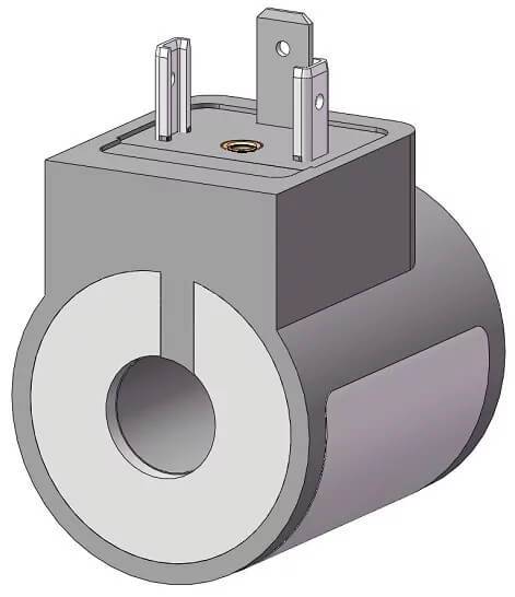 Cewka 12VDC otwór fi13 14W