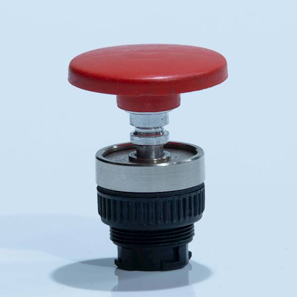 Przycisk grzybkowy do zaworu czerwony 2P
