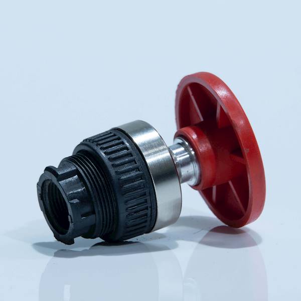 Przycisk grzybkowy do zaworu czerwony 2P