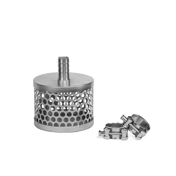 Kosz ssawny - smok pod wąż DN100 - 2x obejmy GBS