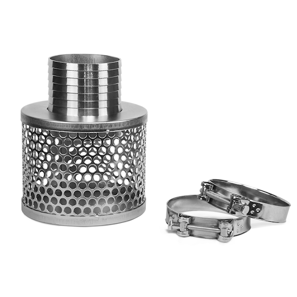 Kosz ssawny - smok pod wąż DN100 - 2x obejmy GBS