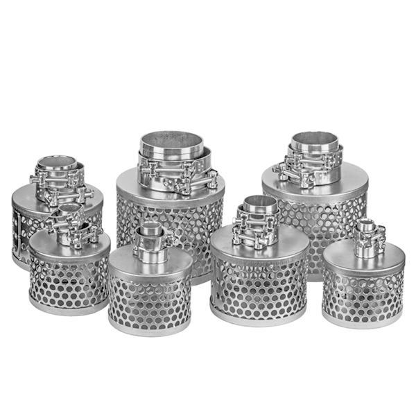 Kosz ssawny - smok pod wąż DN38 - 2x obejmy GBS