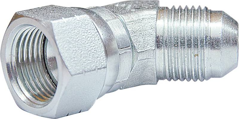 7/16" JIC Kolano 45' stopni z jedną nakrętką