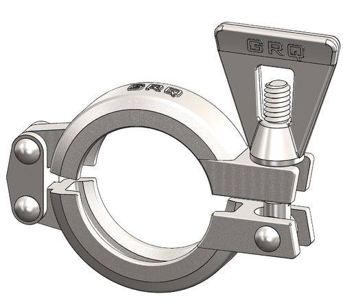 Obejma złącza triclamp 106 lekka 304