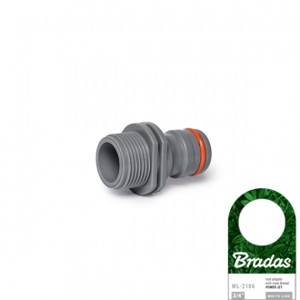 Końcówka na kran 3/4" WHITE LINE POWER JET GZ