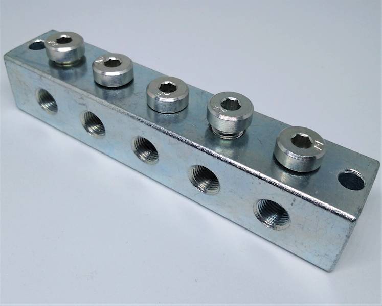 Blok smarowniczy T 3x1 M10x1