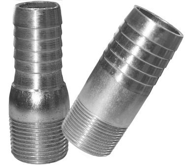 Przyłączka 1" gwint zew. na wąż 32mm nierdzewna