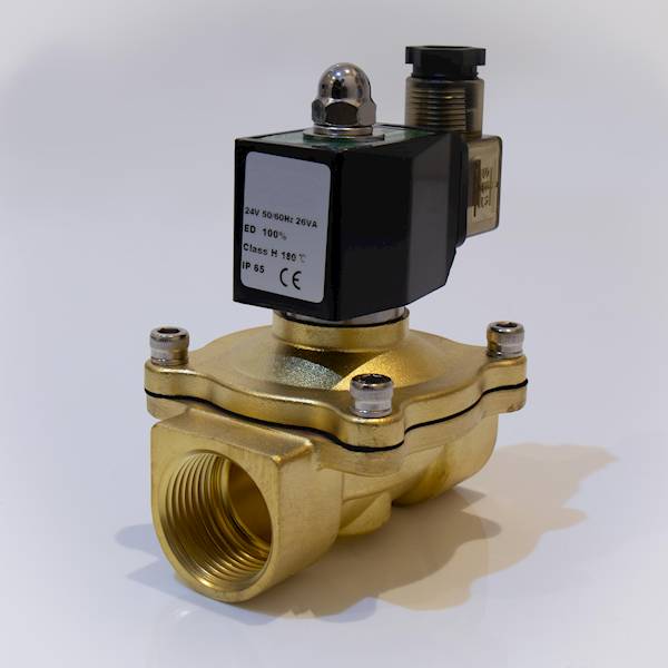 Elektrozawór 3/4" mosiężny NZ 2/2 FPM