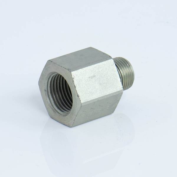 3/8" BSP GZ - 3/8" BSP GW Przyłącze w monobl. INOX