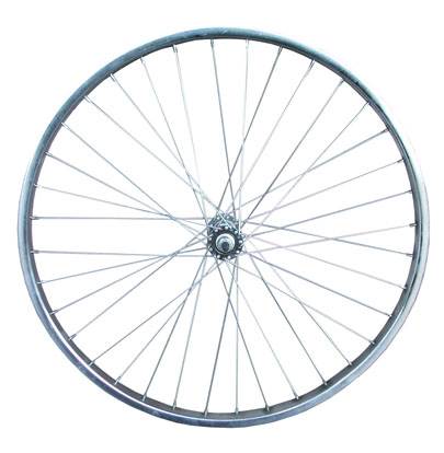 Koło 27" przód stal/stal